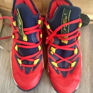 Kids Red and Blue Athletic Shoes